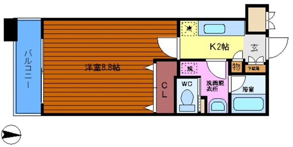 北四番丁駅 徒歩9分 6階の物件間取画像